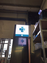Load image into Gallery viewer, Projecting Full colour LED programmable sign - Double Sided