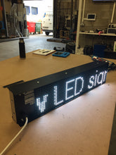 Load image into Gallery viewer, Projecting Full colour LED programmable sign - Double Sided - for text messages
